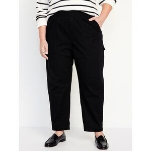 Old Navy High-Waisted Pulla Utility Pants XL Black